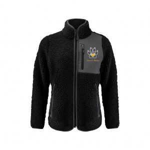 Personalised Sherpa Zip Up Fleece Womens