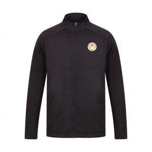 Black Zip up tracksuit top