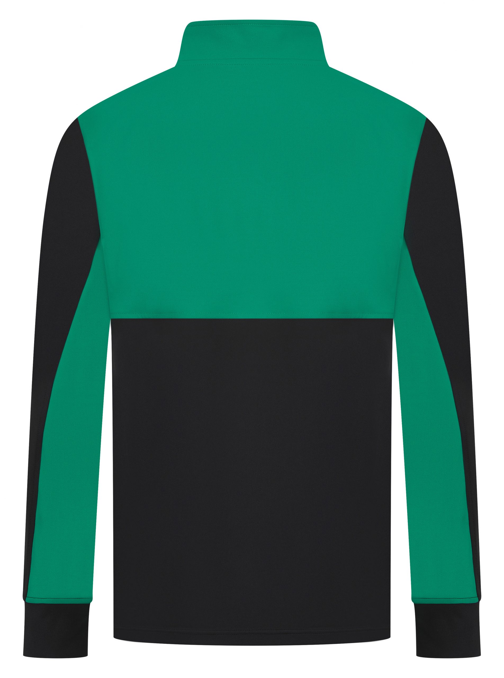 Black & Green Quarter Zip Training Top - Image 2