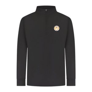 Black Quarter Zip Training Top